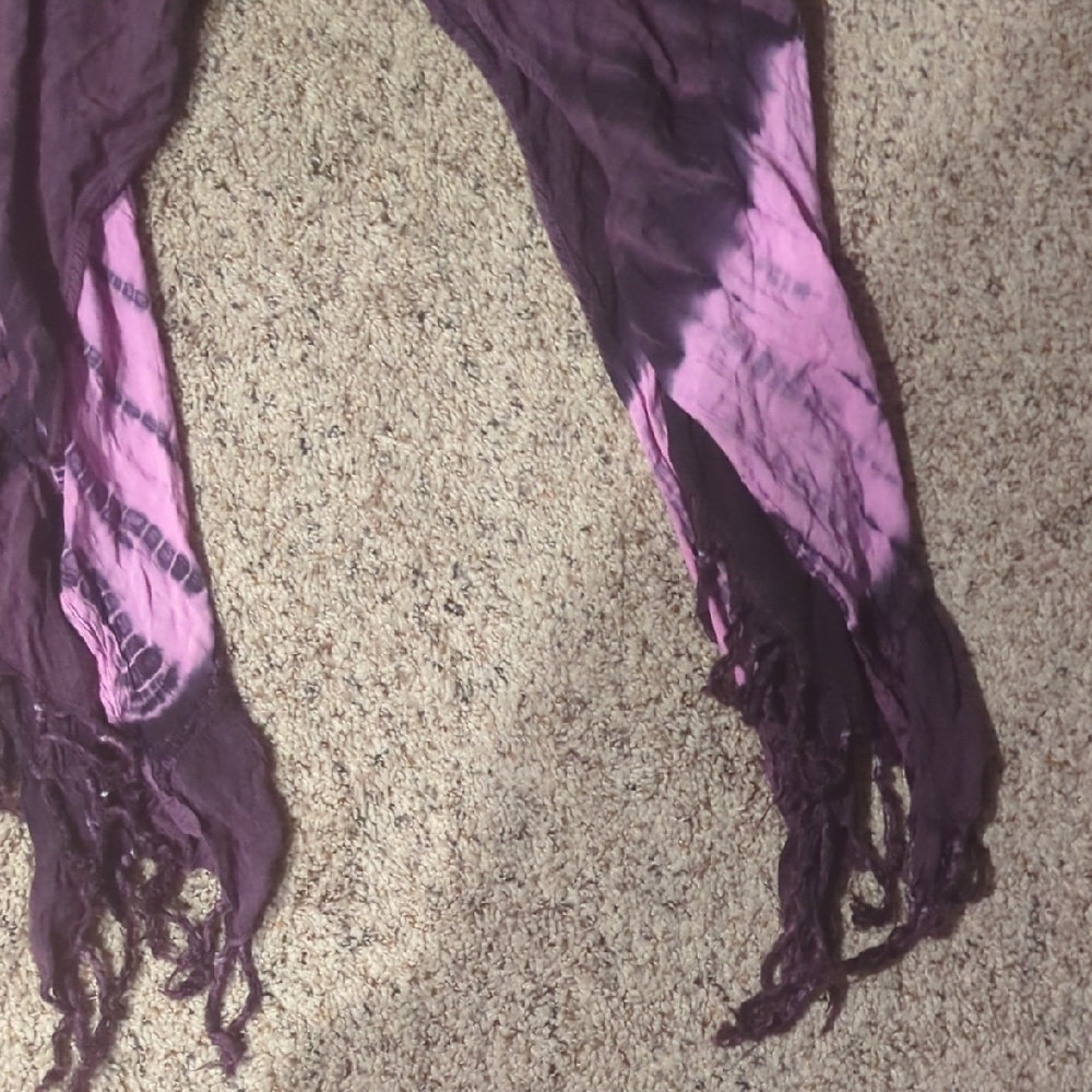 Purple and Pink Tie-Dye Women One Piece - Picture 6 of 13